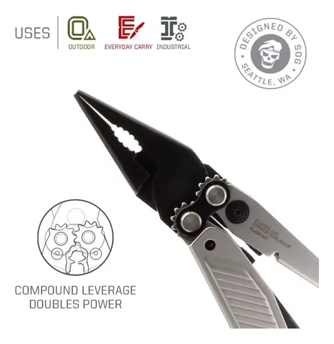 Canivete Alicate Sog Flash Mt 7-in-1 Multi-tool | Parcelamento sem