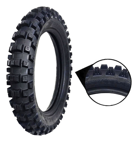 Pneu Technic Txc 120/100-18 Com Camara Honda Xlr 125