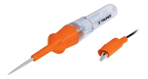 Tester Probador Corriente 12 V, Con Caimán - Truper
