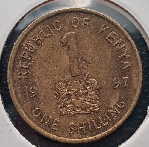 Moneda De 1 Chelín De Kenia Año 1997.