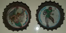 Comprar Raras 2 Tampinhas Pepsi Dc Comics Heróis - Coleção Pepsi Dc