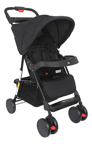 Carrinho De Passeio Para Bebê Berço Allday Preto Maxi Baby