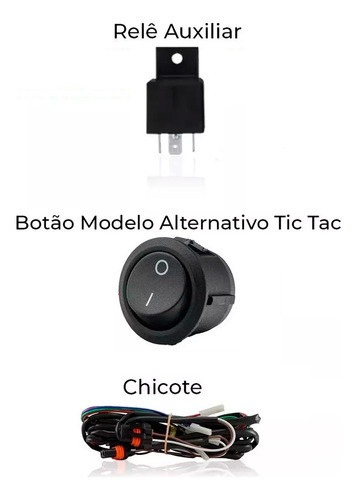 Kit Farol De Milha Gol G5 2008 A 2012 Suits + Led Tech One