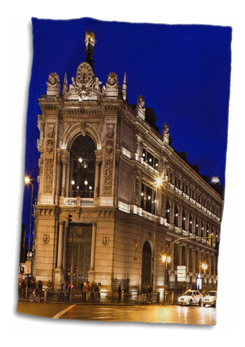 3d Rose Spain-madrid-plaza Cibeles-banco De Espana-eu27...