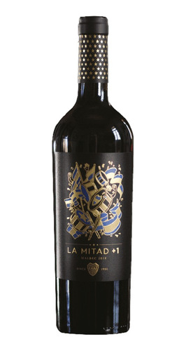 Vino La Mitad+1 Malbec 750 Ml 