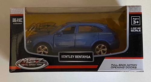 Imagen 3 de 7 de Auto Metal Bentley Bentayga 1:38 Msz Coleccion Escala 67332