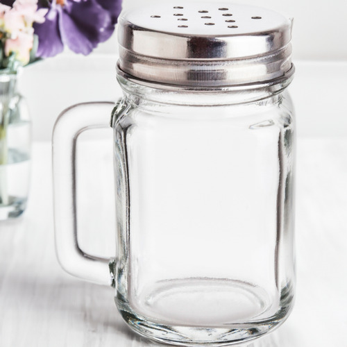 Caja 144 Piezas Salero De Vidrio Mason Jar Liso 10 Ml