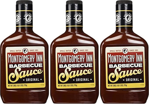 Salsa Barbacoa Montgomery Inn (3 Pack 28 Oz Cada Una)