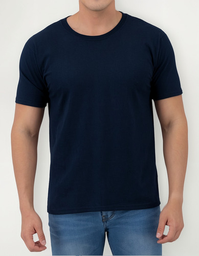 Playera Trueno Algodon Estampar Peso Comp Talla Grande 6 Pzs
