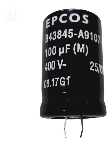 (2 Peças) Capacitor Eletrolítico 100uf 400v 22x35mm