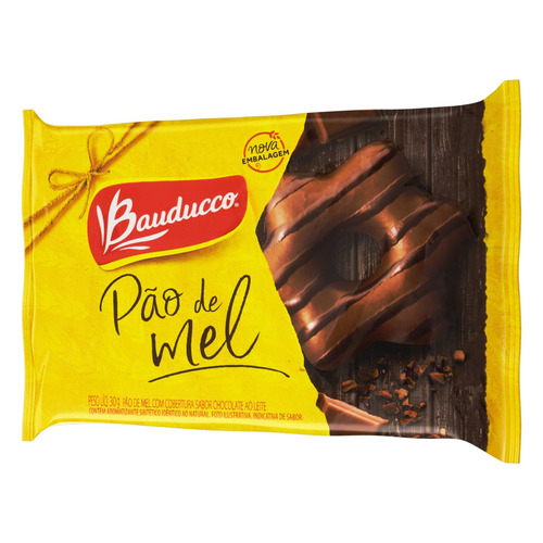 Imagem 2 de 4 de Pão de Mel Bauducco Pacote 30g