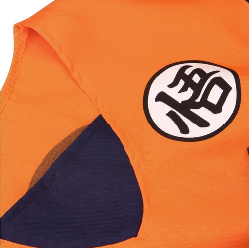 Imagem 7 de 8 de Fantasia Menino Son Goku Kakarotto Dragon Ball Com 5 Peças