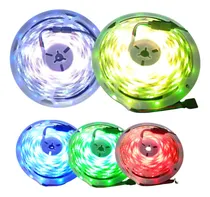 Comprar Cinta Tira Led Rgb 5m Música Bluetooth Usb Con App - Meseta