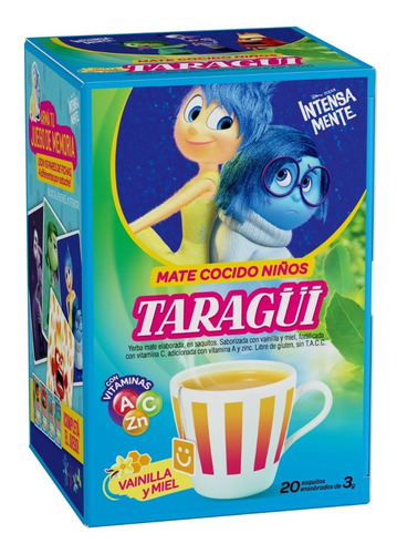 Imagen 3 de 5 de Mate Cocido Taragüi Niños 20 Saq X 8 Unidades