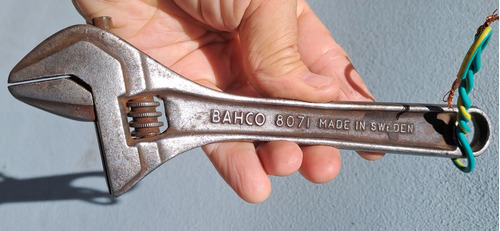 Llave Bahco 8071 Sweden 8  