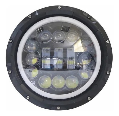 Faro Led Redondos De 7 Pulgadas Drl Luz Ojo Angel