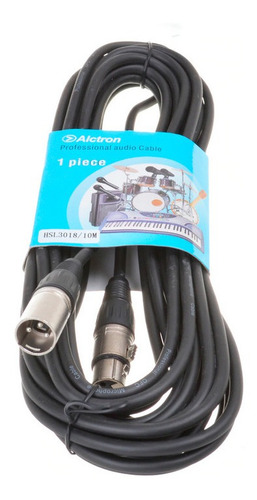 Imagen 1 de 5 de Cable Xlr Canon Alctron Para Microfono Condenser Dinamico