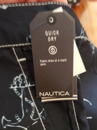 Imagen 7 de 7 de Pantalon De Baño Azul Anclas Nautica 36w ( 1309 )