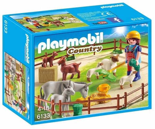 Playmobil Animales De La Granja Art 6133 Con Accesorios