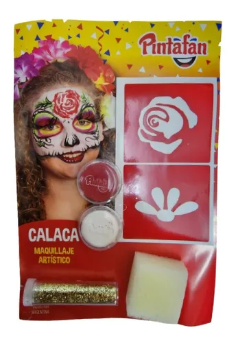 Kit De Maquillaje Artístico Pintafan Stencil X4grs Halloween Kit De Maquillaje Artístico Pintafan Stencil X4grs Halloween