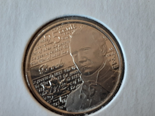 Moneda Canada 25 Cents Broch 2012(x200