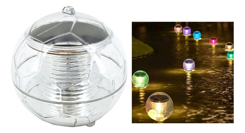 / Luces De Piscina Flotante Globo Led Solar Colorido Spa