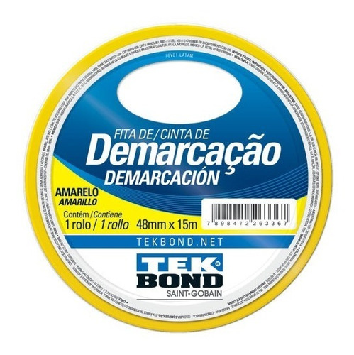 Cinta Demarcación Tekbond 48mm X 15mts 
