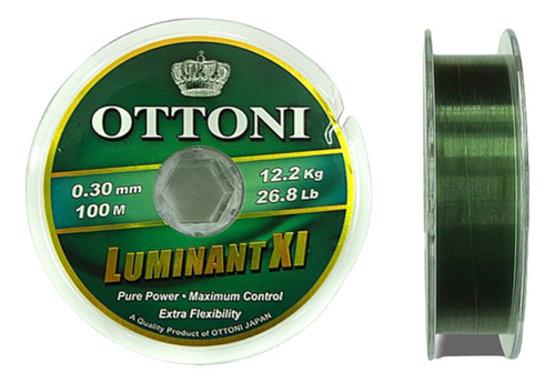 Linha 10 Carretéis Luminant Xi Monofilamento 0.30mm 26.8lb