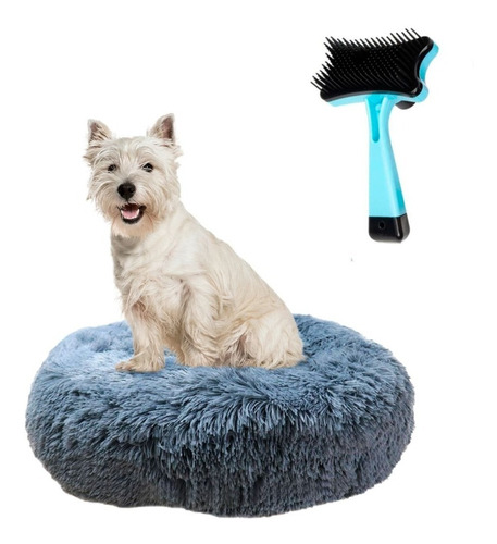 Cama Suave Para Perro Chica Pet Boutique + Cepillo Gratis