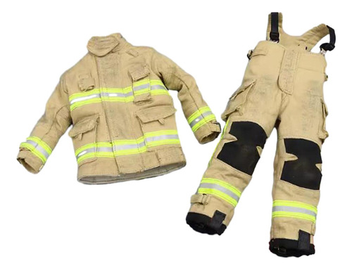 Uniformes De Bombero A Escala 1/6, Ropa En Miniatura,