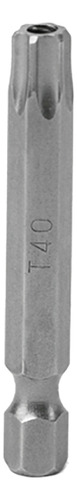 Punta Torx Seguridad Poder Hexágono 1/4 T10 X 2 5 Piezas