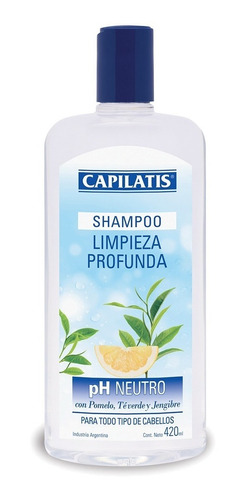 Shampoo Capilatis Limpieza Profunda -ph Neutro-