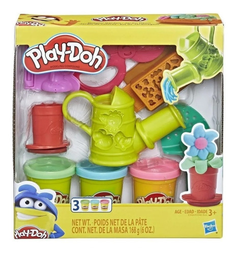 Play Doh - Herramientas De Jardineria - 3 Colores - Hasbro