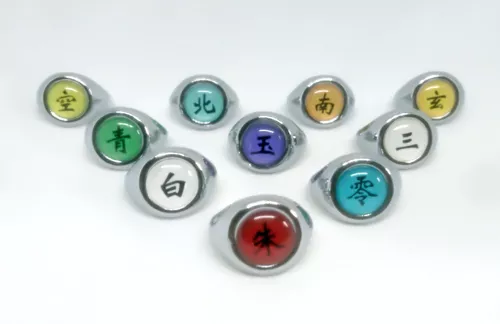 Set X 10 Anillos Akatsuki Naruto Itachi Pain Deidara Tobi