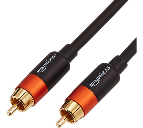 Cable Rca Audio Digital Chapado En Oro De 1.2 Metros