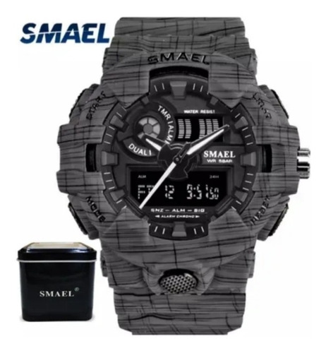 Relógio Masculino Smael Shock Esportivo Militar Digital