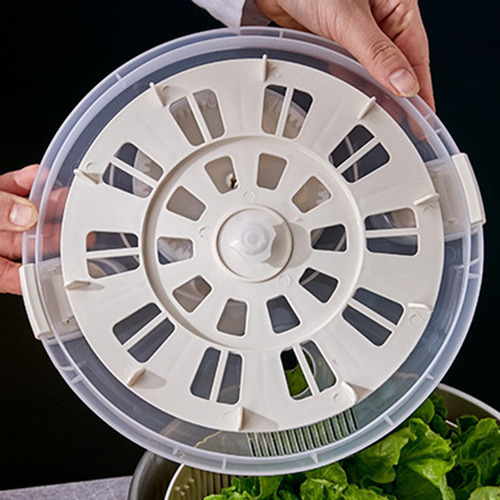 5l Ensalada Spinner Cerrable Colador Cesta Secadora De