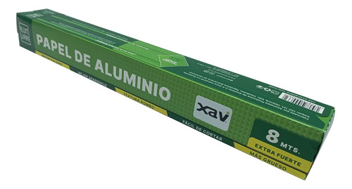 Rollo Bobina Papel Aluminio Extra Fuerte 8mts Alumware 5870