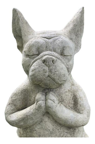 Decoración De Jardín, Meditación, Método Perro Bulldog, Deco