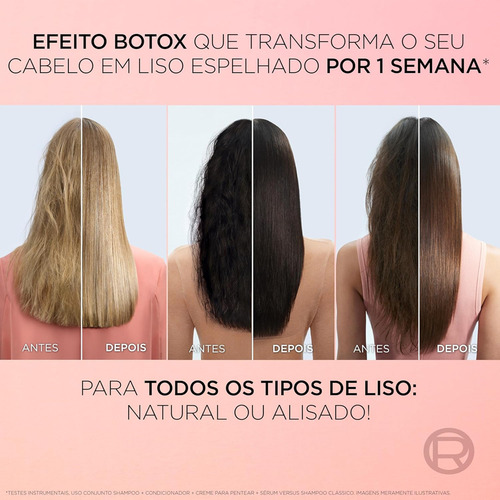 2 Uni Condicionador Elseve Liso Dos Sonhos - 200ml