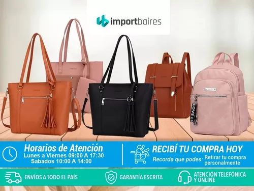 Cartera Bolso Tote Bag Mujer Grande Ecocuero Pu Metalizada