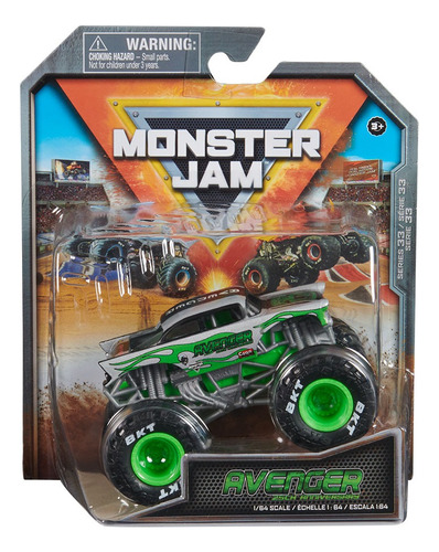 Auto Monster Jam True Metal Avenger 25ch Anive 1:64 Original