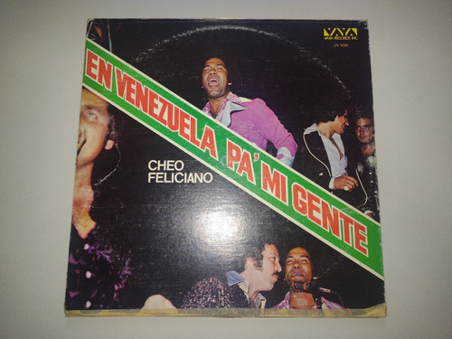 Lp Vinilo Cheo Feliciano En Venezuela Pa Mi Gente Salsa 