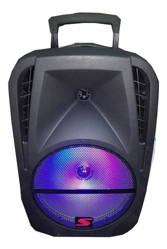 Parlante Portatil 12 Inalambrico Bateria Y 220v Radio Potencia 4000w Bluetooth + Microfono Karaoke Luces Led + Sonido