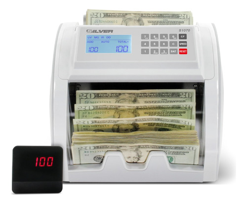 Contadora De Billetes Portátil - S1070 Silver