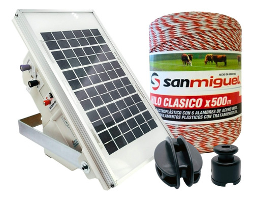 Kit Instalación Boyero Solar Compacto Peón 40 Km Full Sm