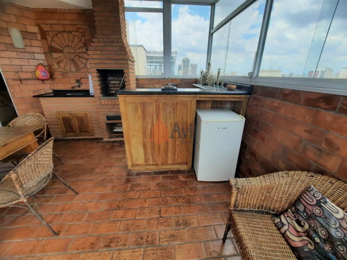 Imagem 7 de 15 de Apartamento Cobertura Duplex Com 3 Dormitórios À Venda, 131 M² Por R$ 1.160.000 - Tatuapé - São Paul - Av6977