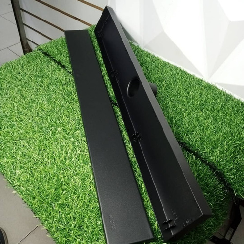 Rejilla Lineal 2 En 1 60x8x5,8 Cm Acero Inoxidable Negro Mat