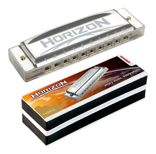 Armonica Hohner Horizon Diatonica Blusera En Do C Garantia