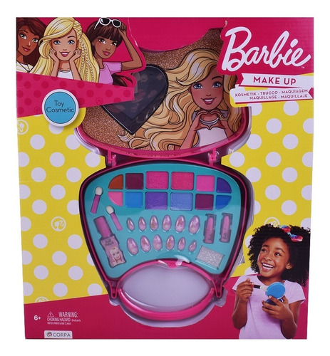 Maquillaje Infantil Make Up Valija  Barbie 